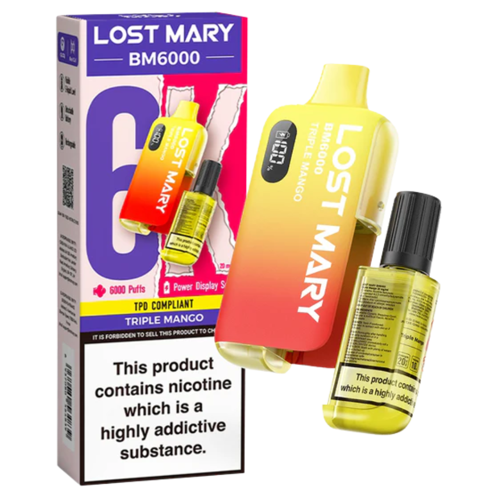 Lost Mary - BM6000 -  Triple Mango - Vape Kit