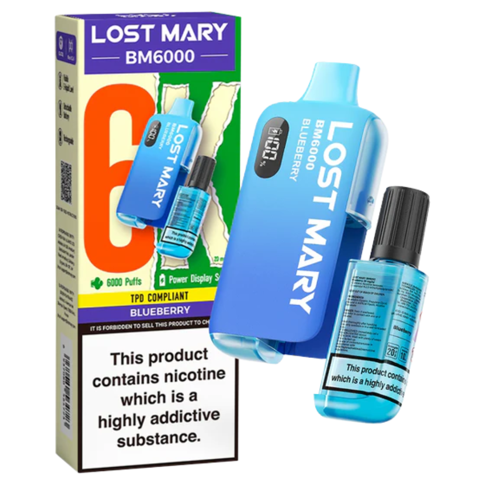 Lost Mary - BM6000 -  Blueberry - Vape Kit