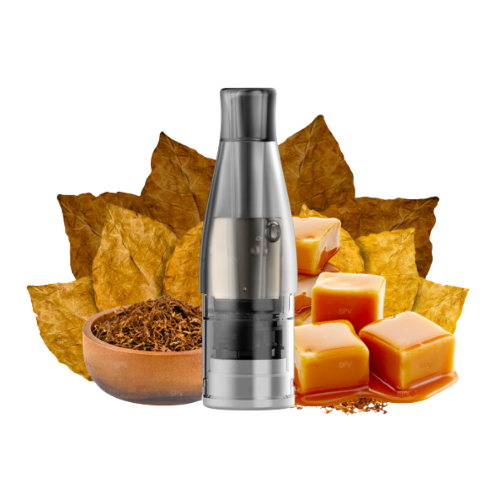 Kiwi Vapor - Kiwi GO PLUS Pod - Caramel Tobacco  2er-Pack 20mg 2ml