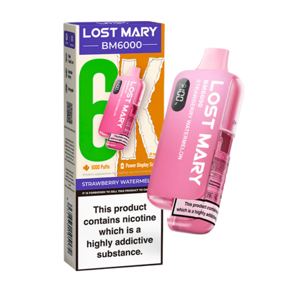 Lost Mary - BM6000 -  Fraise Pastèque - Kit de Vape