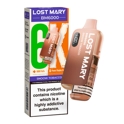 Lost Mary - BM6000 -  Snoow Tobacco - Kit de Vape