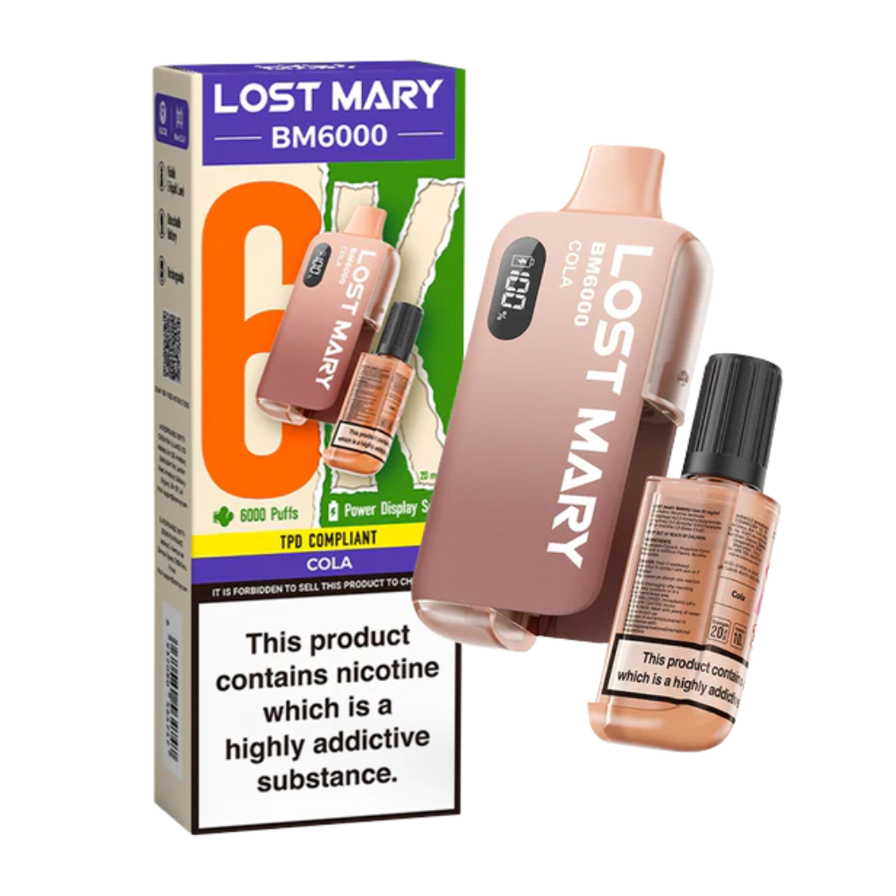 Lost Mary - BM6000 -  Cherry Cola - Vape Kit