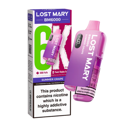 Lost Mary - BM6000 -  Summer Grape - Kit de Vape
