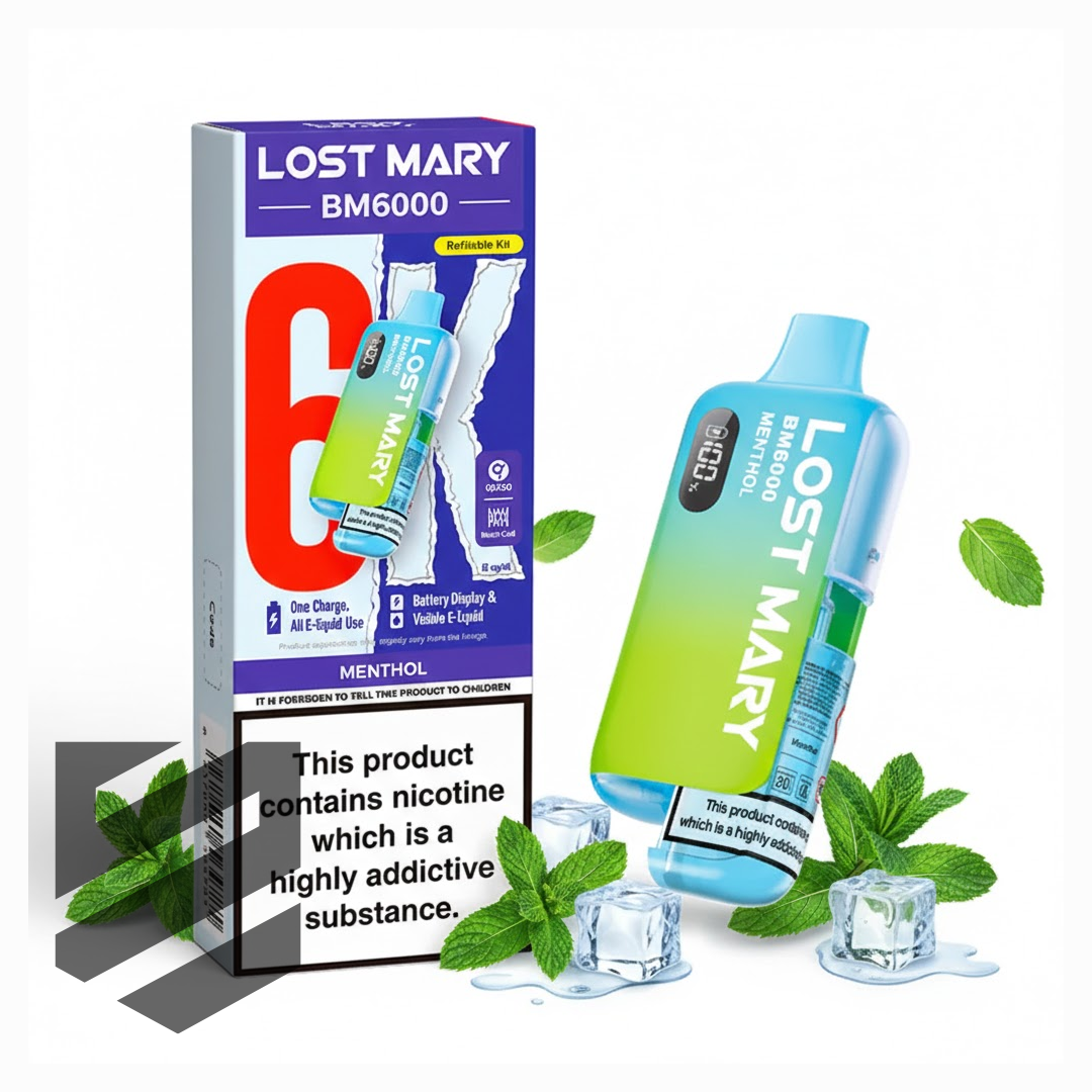 Lost Mary BM6000 Prefilled Pod Kit – Menthol