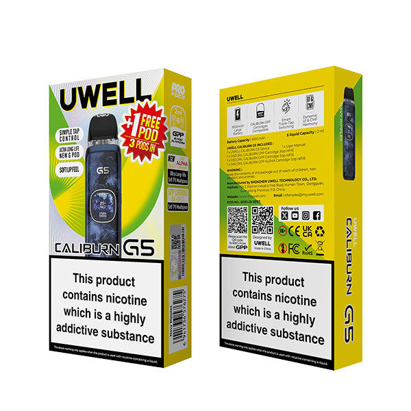 Uwell Caliburn G5 Pod Kit E-Zigarette im Snustrend Vape Shop