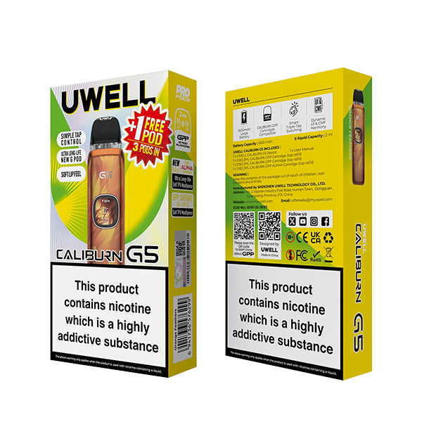 Uwell Caliburn G5 Pod Kit E-Zigarette im Snustrend Vape Shop