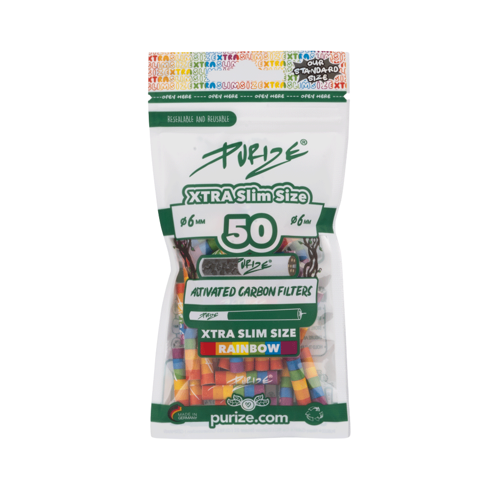 PURIZE Xtra Slim Size Rainbow 50Stk.