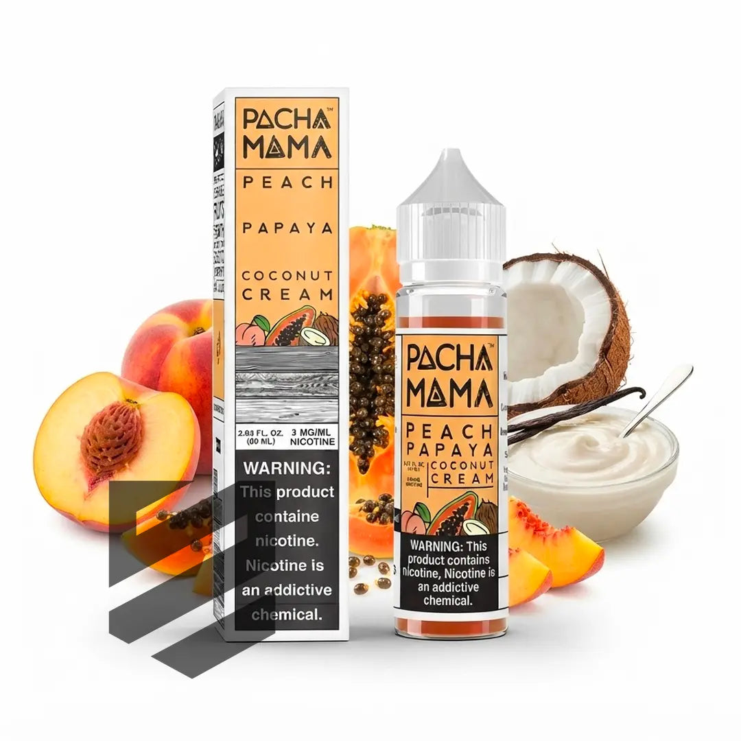 Peach Papaya Coconut Cream