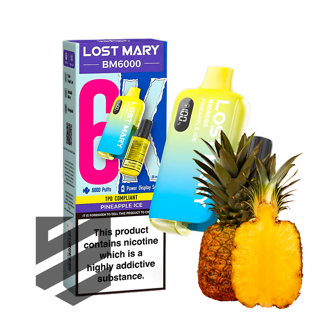Lost Mary - BM6000 -  Pineapple Ice - Vape Kit