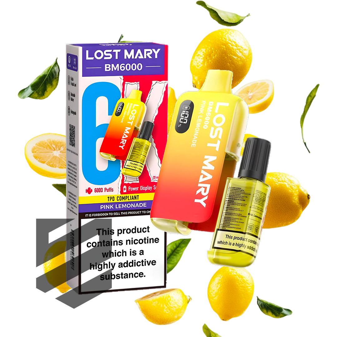 Lost Mary - BM6000 -  Pink Lemonade - Vape Kit