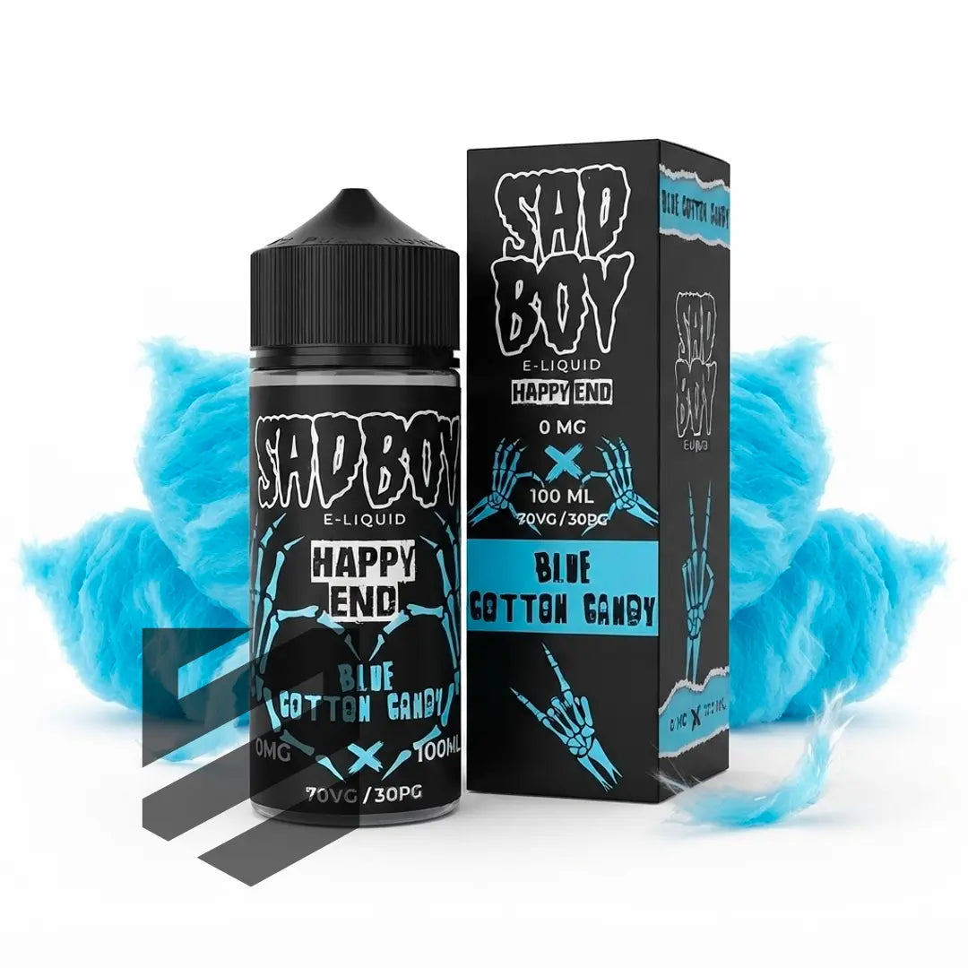 Sad Boy Happy End Blue Cotton Candy