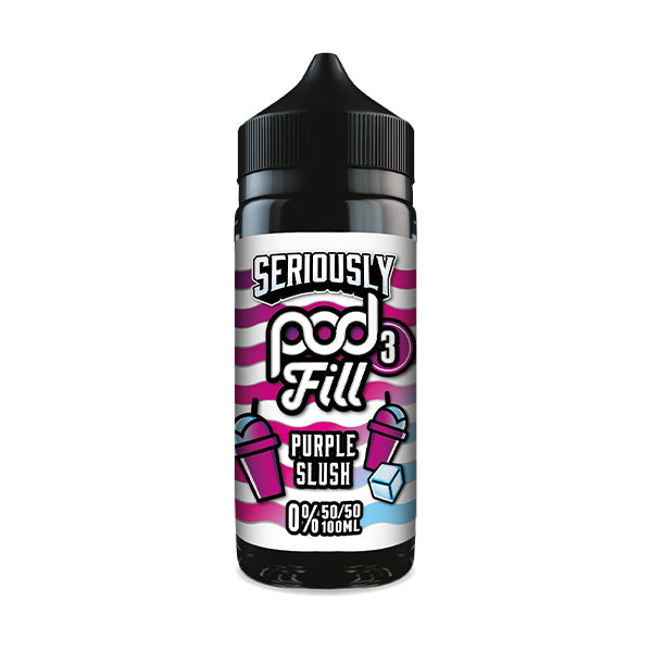 Seriously Pod Fill 3 - Purple Slush 50/50 0mg 100ml Shortfill