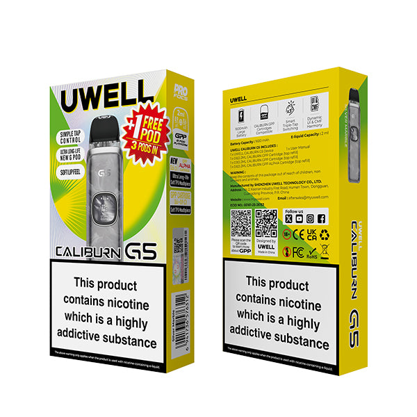 Uwell Caliburn G5 Pod Kit E-Zigarette im Snustrend Vape Shop