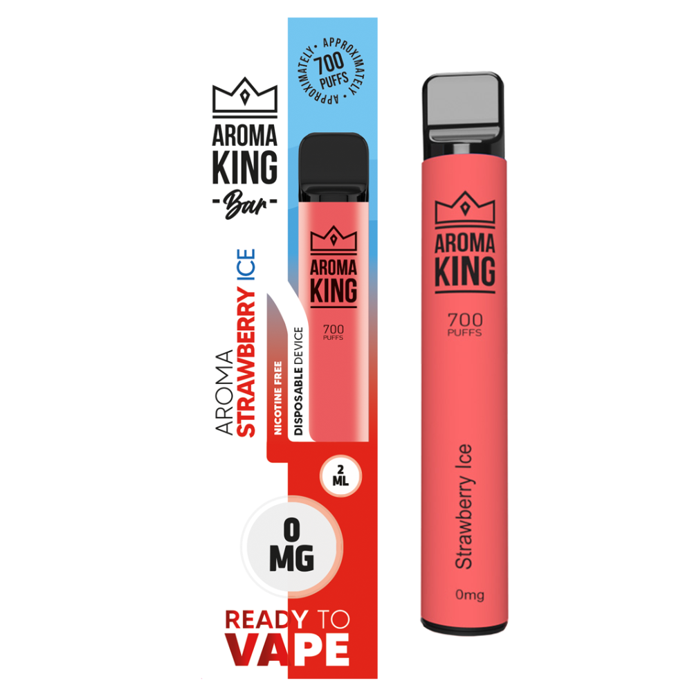 Aroma King - E-Shisha - Strawberry Ice - 0mg