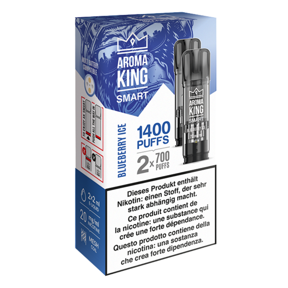 Aroma King - Smart - Blueberry Ice - 20mg 2er-Pack