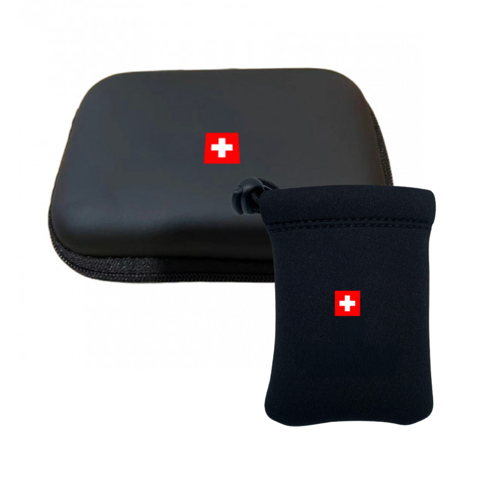 Etui inkl. Beutel zur Aufbewahrung