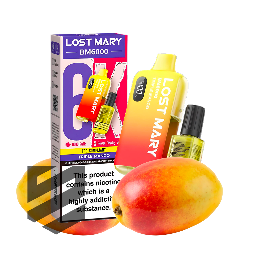 Lost Mary - BM6000 -  Triple Mango - Vape Kit