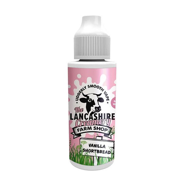 The Lancashire Creamery Vanilla Shortbread 100ml Shortfill E-Liquid nikotinfrei mit Vanillegebäck Geschmack kaufen bei Snustrend