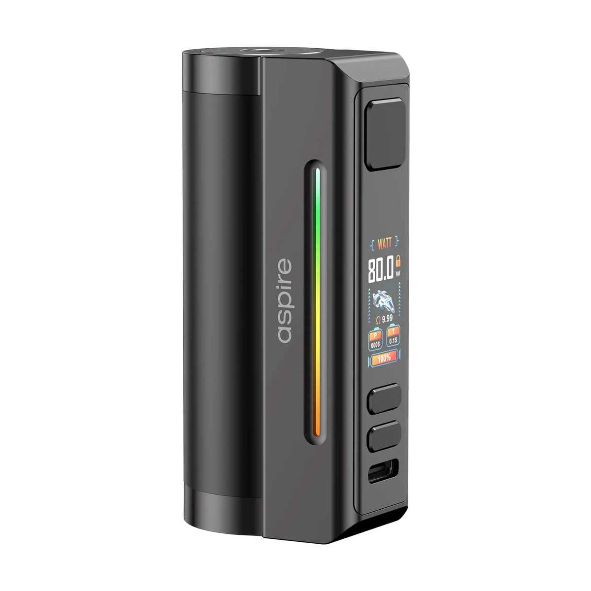 Aspire - Zelos M80 Akkuträger - Gunmetal