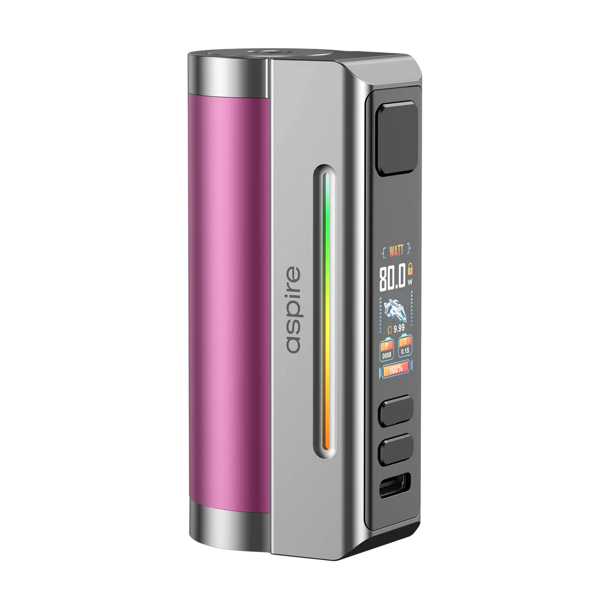 Aspire - Zelos M80 Akkuträger - Pink Silver