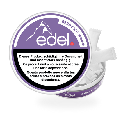 edel Berry Ice Nikotinbeutel fruchtiger Beeren- und Minzgeschmack online kaufen bei Snustrend