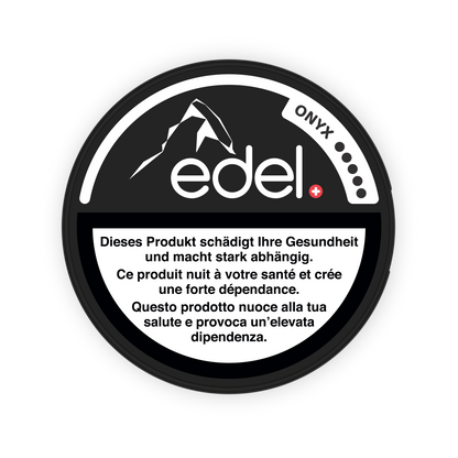 edel Onyx AW All White Nikotinbeutel mit scharfem Eukalyptus Geschmack online kaufen bei Snustrend
