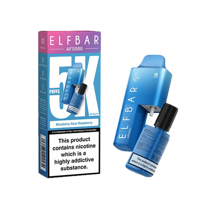 ELF BAR AF5000 Lampone acido al mirtillo
