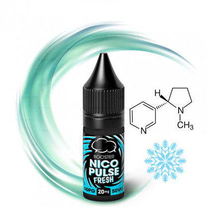 Nikotin shot nico pulse fresh 20mgml 50pg 50vg eliquid france 10ml