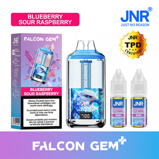 set falcon gem 30k blueberry sour raspberry jnr