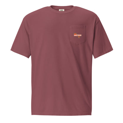 unisex garment dyed pocket t-shirt