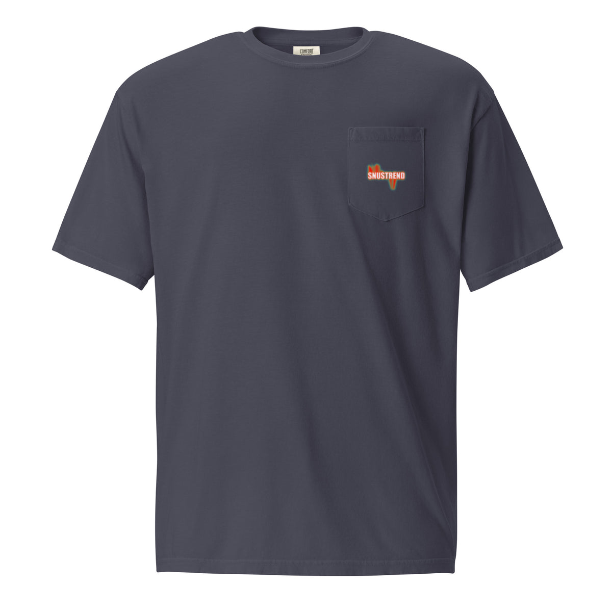 unisex garment dyed pocket t-shirt