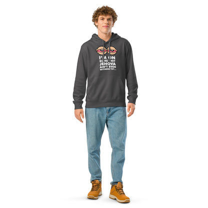 unisex organic mid weight drummer 2.0 hoodie desert dust front 