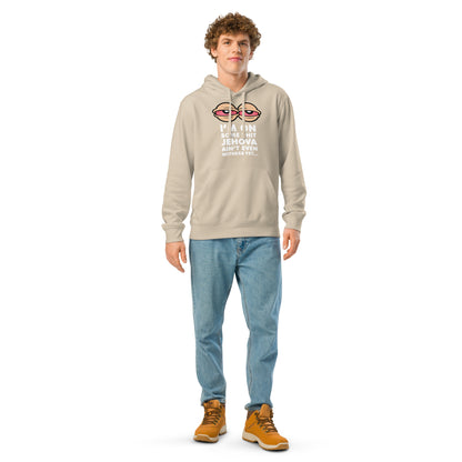 unisex organic mid weight drummer 2.0 hoodie desert dust front 